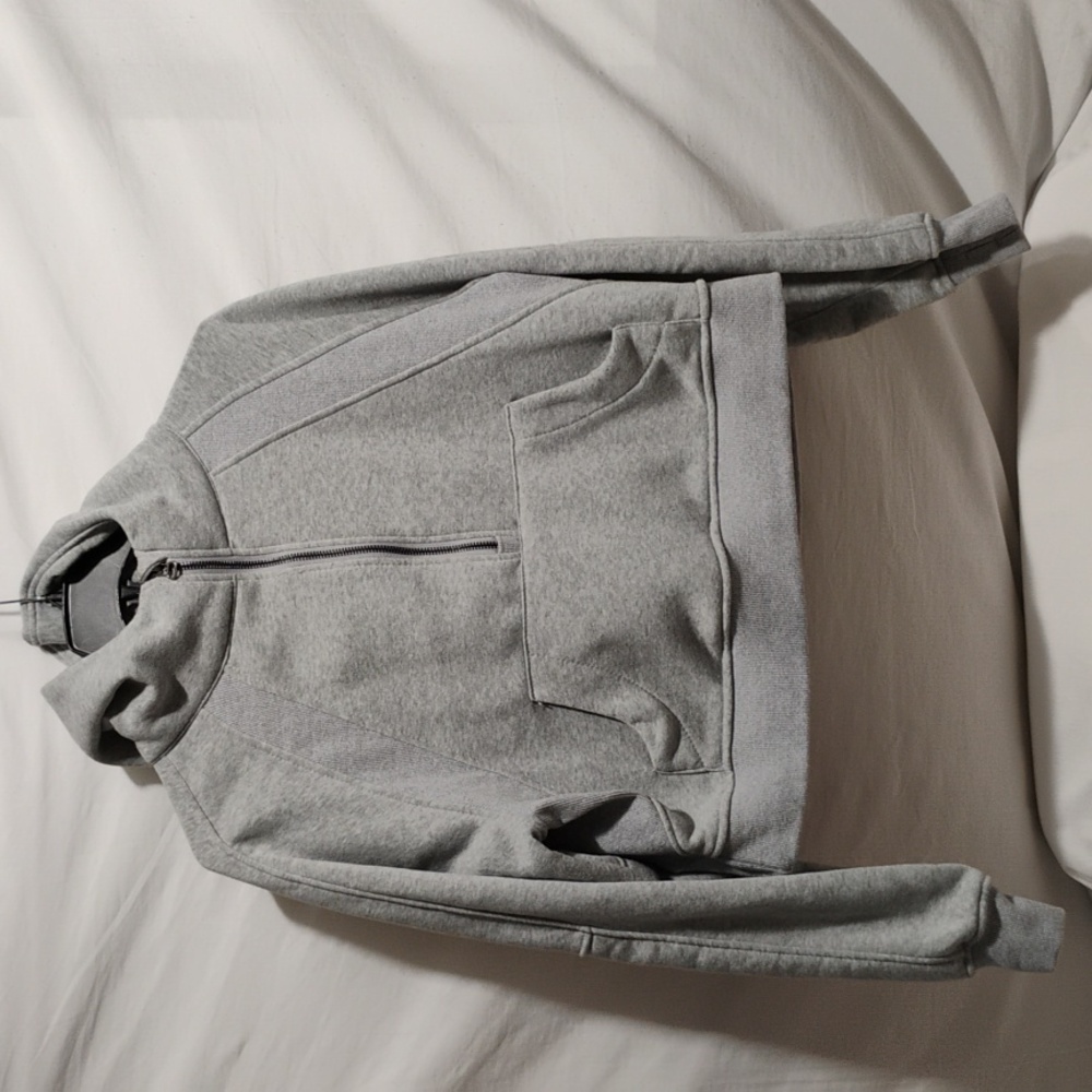 (C-31) SALE! Lululemon Vintage Cropped Half Zip Pullover Hoodie Sz.M